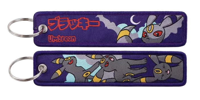 Pokemon Embroidered Keychain