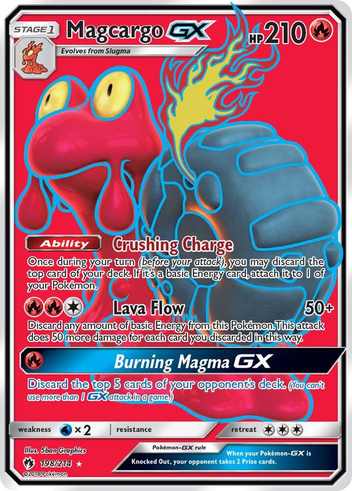 Magcargo GX Lost Thunder 198/244